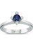0,54 Karat Pırlanta Safir Yüzük 1