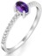 0,50 Karat Pırlanta Ametist Yüzük 2