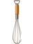 Ahşap Saplı Paslanmaz Çelik Çırpıcı - 2 Si 1 Arada Mutfak Aleti, Yumurta Çırpıcı ve Şişe Açacak, 35 cm Ergonomik Tasarım, Dayanıklı Tel Karıştırıcı 1