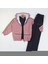 Yavrucak Kapşon Ceketli Kız 5/8 Yaş 3lü TAKIM-6062599 - Pembe 1