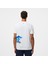 Erkek Beyaz Regular Fit Baskılı T-Shirt 2
