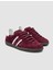 %100 Hakiki Deri Bordo Bağcıklı Kadın Sneaker 2