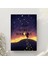Gökyüzünden Kayan Yıldız Temalı Mdf Tablo 20X28 cm 3