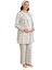 Ba-Ha 4425 Bayan Lohusa Kışlık 3'lü Pijama Takımı - Mavi - Xl 1