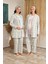 Ba-Ha 4425 Bayan Lohusa Kışlık 3'lü Pijama Takımı - Mavi - Xl 2