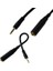3.5 mm Mono Erkek - 6.3 mm Dişi Çevirici Kablo 30 cm 1