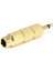 Mono 3.5 mm Erkek - 6.3 mm Dişi Çevirici Gold Aparat 1