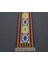Yeni El Dokuma Renkli Pınarbaşı Kayseri Yün Mini Yolluk Kilim 6274 4