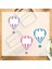 Balon Şeklinde Çocuk Defter Isim Etiketi – Defter, Kitap, Çanta Için Renkli Kuşe Sticker 4