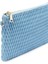 Kadın Mavi Uzun Zincir Askılı Baskılı Portföy Çanta 25ABD243118 9