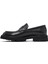 Erkek Siyah Deri Loafer 25WFD724818 2