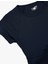 Slim Fit Kısa Kollu Bağlama Detaylı Crop Spor Tişört 3