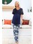 Mommysh 55714 Kadın Sabahlıklı Lohusa Pijama Takımı 3