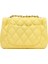 Kadın Sarı Uzun Askılı Kapitone Mini Çapraz Çanta 25SBD2031KP 4