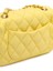 Kadın Sarı Uzun Askılı Kapitone Mini Çapraz Çanta 25SBD2031KP 9