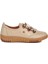 Bej Hakiki Deri Kadın Casual Ayakkabı 1