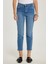 Kadın Slim Fit Dar Kesim Kısa Boru Paça Mavi Jean Kot Pantolon 1