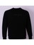 Siyah Erkek Sweatshirt Modal Reglan 2
