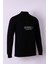 Siyah Erkek Sweatshirt 2