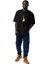 Last Sip – Şişe Tutan Adam Baskılı Unisex Oversize Tişört 3