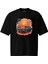 Sunset Cruise – Güneş Batımı ve Klasik Araba Baskılı Unisex Oversize Tişört 2