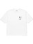 Playful Çizgili Kedi Desenli Unisex Oversize Tişört 2