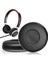 Jabra Evolve 20 20SE 30 30II 40 65 65+Uyumlu Yedek Kulak Yastığı 65UC 40UC 40MS 30MS 20MS Kulaklık Kapağı Yedek Ped Sünger Earpad(Siyah) 8