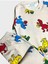 Erkek Çocuk Pamuklu Bej Rengi Dinozor Top Desenli Uzun Kollu Mevsimlik Pijama Takımı 4
