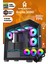 Qlite 3050 R5 5600 Cpu 32GB Ddr4 Ram 512GB M.2 RTX3050 10X Argb Fan Sıvı Soğutuculu Siyah Gaming Pc 1