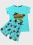 Erkek Çocuk %100 Pamuklu Mavi Yelken Desenli Kısa Kollu Şortlu Yazlık Pijama Takımı 1
