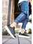 Erkek Siyah/beyaz Sneaker AYAKKABI-257 4