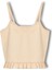 Pamuklu Iğne Çıkarmalı Ince Askılı Crop Atlet Paçası Fırfırlı Şort Kadın Pijama Takımı 4
