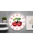 Kiraz Desenli Duvar Saati – Çocuk Odası Dekoratif Sessiz Mekanizma 40CM 1