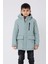 Spor Erkek Çocuk Kürklü Su ve Rüzgar Geçirmez Kapüşonlu 3 Cep Kışlık Mont & Kaban & Parka 2