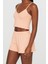 Pamuklu Iğne Çıkarmalı Ince Askılı Crop Atlet Paçası Fırfırlı Şort Kadın Pijama Takımı 3