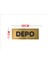 Depo Yazılı Metal Levha ( 7 cm x 20 cm ) 2