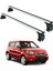Kia Soul 2008-2013 Oluksuz Üst Tavan Portbagaj Taşıyıcı Ara Atkısı Toros Serisi Pro 4 Gri 1