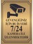 Güvenliğiniz Için Bu Iş Yeri 7/24 Kamera ile Izlenmektedir 20X15 Kapı Duvar Yönlendirme 1