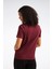 Q3 Id Tee Bordo Kadın Kısa Kol T-Shirt 5