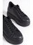 Jet-Bıana Bağcıklı Ortopedik Taban Kadın Sneaker Spor Ayakkabı Cst - Siyah 5