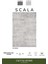 Scala SC008G Gri Halı Modern Desenli Tozu Az Akrilik Salon Halısı Yatak Odası Mutfak Koridor 2
