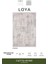 Loya LY002G Gri Halı Modern Desen Antialerjik Tozu Yok Pamuk Taban Salon Halısı Yatak Odası Koridor 2