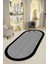 Makinede Yıkanabilir Kaymaz Taban Leke Tutmaz Oval Salon Halısı Mutfak Halısı ve Yolluk 1