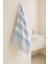Mimoza Unisex Peştemal Plaj Havlusu 100X180 cm &#37;100 Pamuklu Soft Mavi-Açık Mavi 2