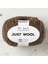 Just Wool Kahverengi El Örgü İpi - LT013 - 33831 1