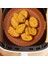 Renkli Isıya Dayanıklı Yıkanılabilir Silikon Fırın ve Airfryer Yuvarlak Model Pişirme Matı 20 cm 2