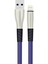 Bfs S89 Metal Uçlu Lightning Kablo iphone Uyumlu 1m 2.4A - Mavi 1