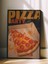 Siyah Çerçeveli Tablo, Pizza Dilimi – Yiyecek Illüstrasyonu, Mutfak Dekoru Poster No: 109812 2