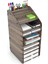 Tower Ofis Masaüstü Organizer 10 Kat Letter A4 Evrak Rafı (Ceviz) 1