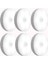 Hareket Sensörlü Gece Lambası, Duvar Lambası, Dolap Lambası, USB Şarj Edilebilir LED Işık, Akıllı Sensör Işığı, Pil ile Çalışan Işık, Dolap, Yatak Odası, Dolap, Koridor Vb. Için (Beyaz Işık, 6 Adet) 1